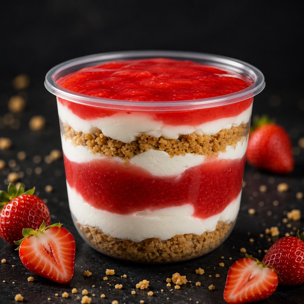 Strawberry cream dessert